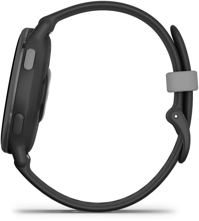 Išmanusis laikrodis Garmin vívoactive® 5, Skalūnų spalvos aliuminio apvadas su juodu korpusu ir silikoniniu dirželiu