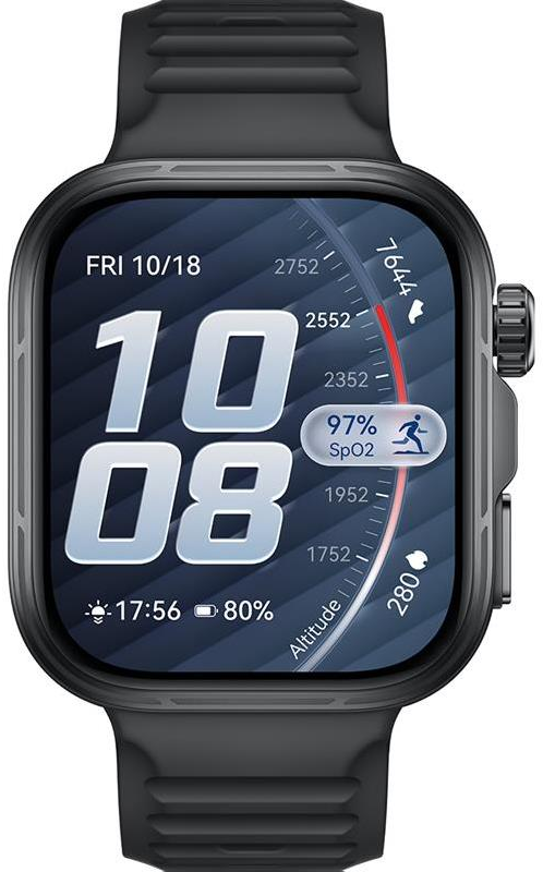 HUAWEI WATCH FIT 5 Pro Black Fluoroelastomer Strap