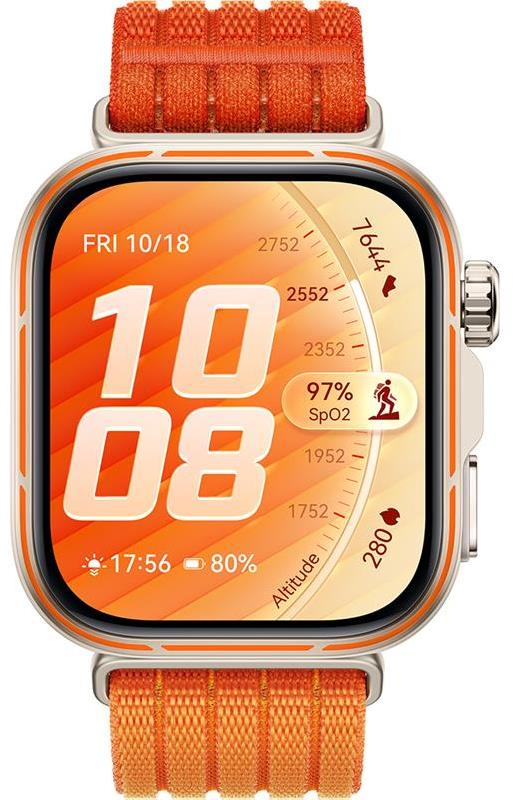 HUAWEI WATCH FIT 5 Pro Gradient Orange Nylon Strap