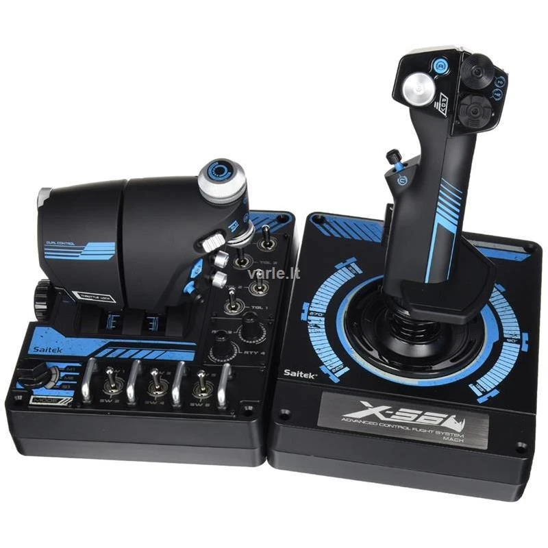 Logitech X56 H.O.T.A.S. USB Juoda