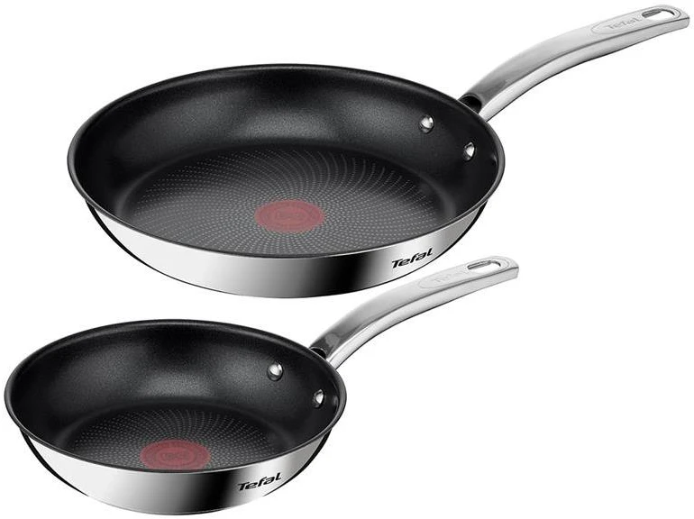 Keptuvių Rinkinys - Tefal Intuition B817S255 2-Vienetų Nerūdijančio Plieno