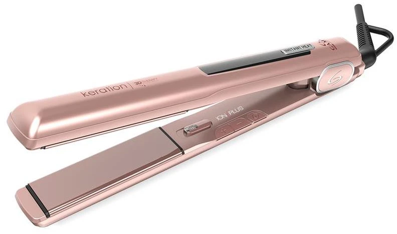 Plaukų tiesinimo žnyplės GAMA GA.MA Starlight 3D Keration Straightening iron Warm 150 °C 230 °C Rožinė Hanging ring (GI0108)