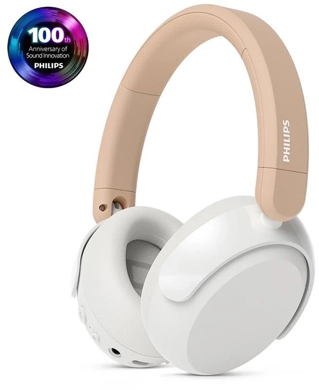 Vaikiškos belaidės ausinės Philips TAK5500RT/00, Gintaro ir baltos spalvos