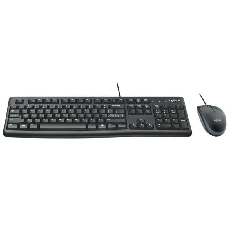 Laidinis klaviatūros ir pelės komplektas Logitech MK120, Nordic išdėstymas