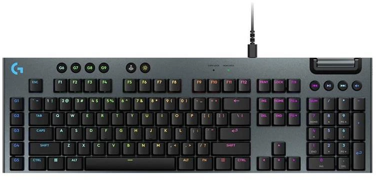 Klaviatūra Logitech G915 X su laidu G KB/Juodas - PAN - EMEA28I-935