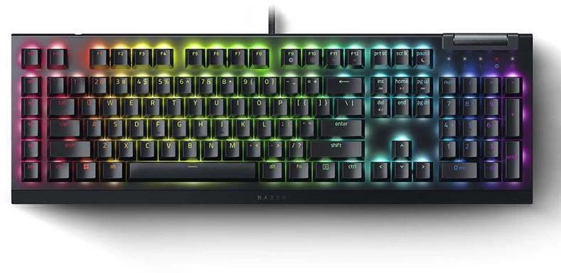 Razer | Mechaninė klaviatūra žaidimams | BlackWidow V4 X | Mechaninė klaviatūra žaidimams | su laidu | US | Žalias Mechaninė Switches (Clicky)
