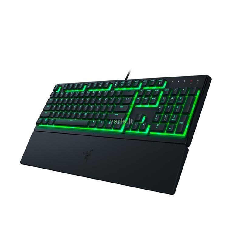 Razer | Ornata V3 X | Klaviatūra žaidimams | su laidu | RGB LED pašvietimas | Cyrillic | Silent Membrane | Juodas