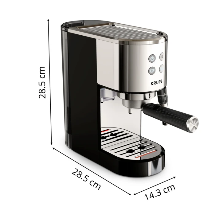 Espreso kavos aparatas Krups Virtuoso+ XP444C10, 1 L +DOVANA Lavazza kavos pupelės