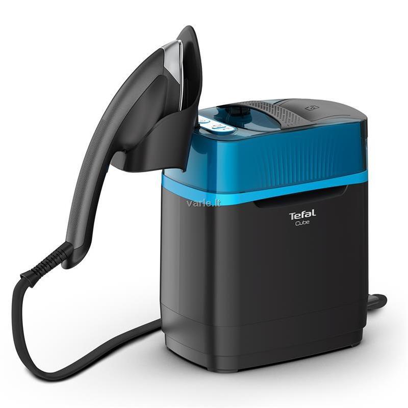 TEFAL Ironing System UT2020E0 Cube 2170 W, Vanduo tank capacity 1100 ml, Continuous steam 90 g/min, Juodas/Mėlyna