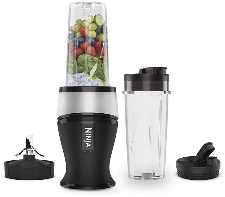Ninja Kitchen Kokteilių plaktuvas QB3001EUS, Juodos / Sidabrinės spalvos