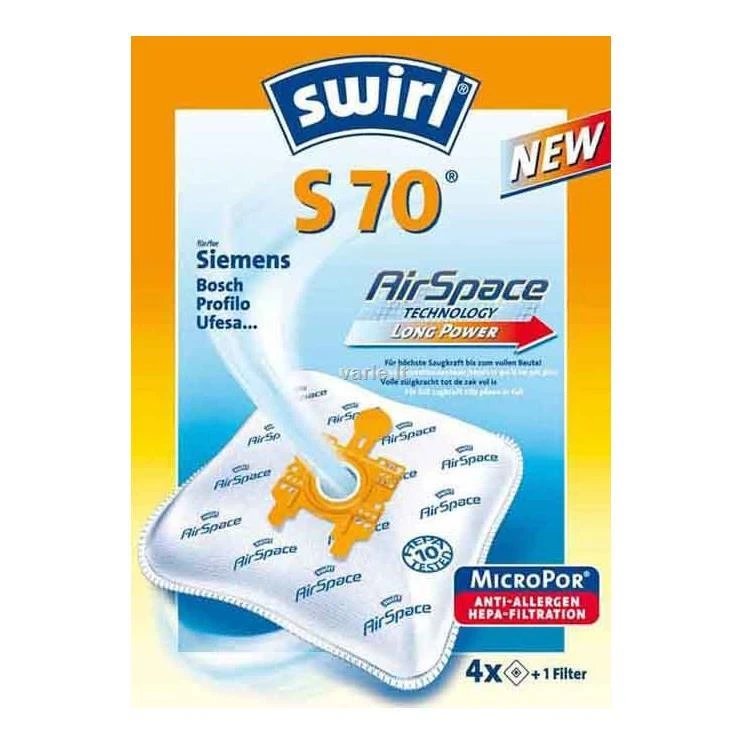 SWIRL S70/4 MP Plus D.s. filtrai