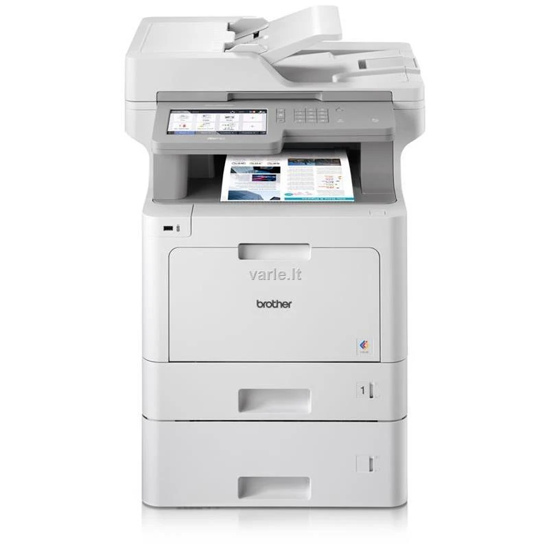 Spausdintuvas BROTHER MFC-L9570CDW SPALVOTAS LAZERINIS AIO SIUZINYNAS, ADF, DVIPUSIS spausdinimas, LAN-1GBE, WIFI, NFC, 1GB, 31 P./MIN.