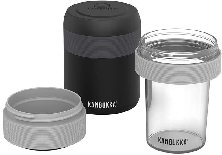 Kambukka Mikrobangų krosnelės indas BORA termosui 400 ml, pilkos spalvos aprašymas - Prekės nuotrauka