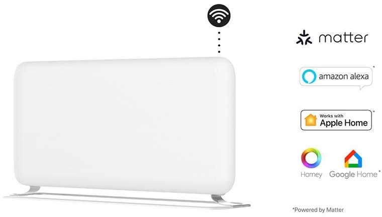 Šildytuvas Mill PA1500WIFI4 | 1500 W | iki 18-22 m² | Baltas | IPX4 | Pažeista pakuotė