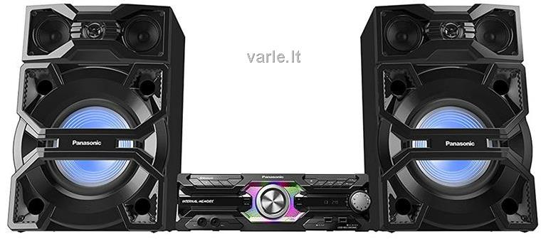 Muzikinis centras Panasonic Mega System SC-MAX3500EK Bluetooth, Belaidė jungtis, AUX in, FM radio,