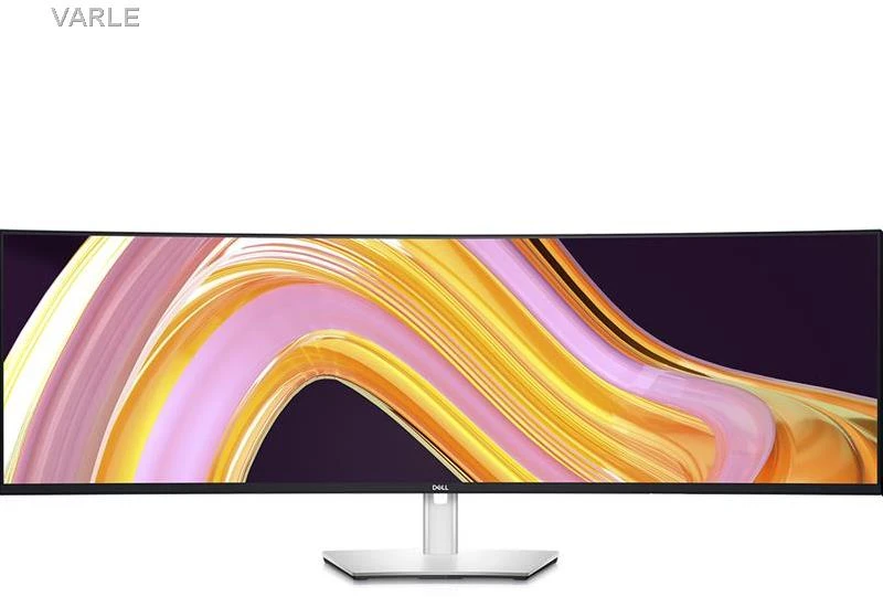 Monitorius Dell UltraSharp U4924DW, 49" Dual QHD (5120x1440) lenktas, IPS Black, 32:9, 60Hz, USB-C 90W, KVM, garsiakalbiai