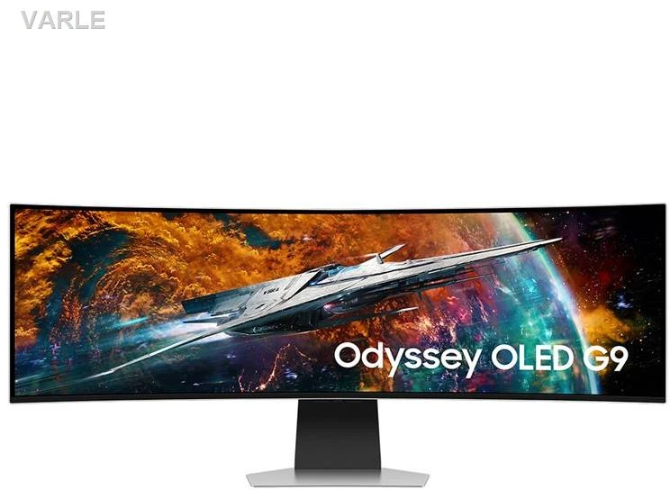 Samsung | Odyssey OLED G9 G95SC Monitorius | LS49CG950SUXDU | 49 " | QHD | 32:9 | 240 Hz | 0.03 ms | 5120 x 1440 | 250 cd/m² | HDMI jungtys quantity 1 | Sidabrinis
