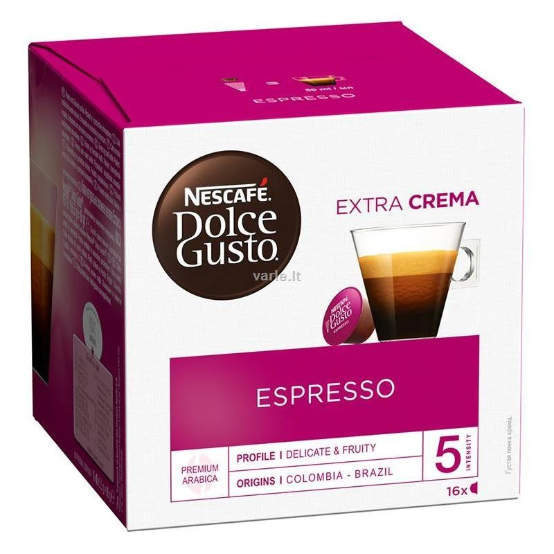 Kavos kapsulės NESCAFÉ® Dolce Gusto® Espresso, 16 vnt.