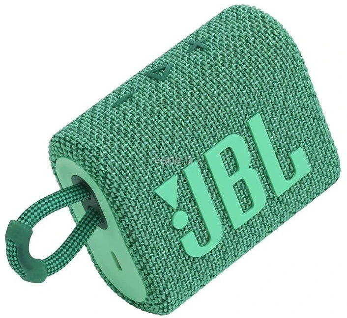 Nešiojama kolonėlė JBL Go 3 Eco, Šviesiai žalios spalvos