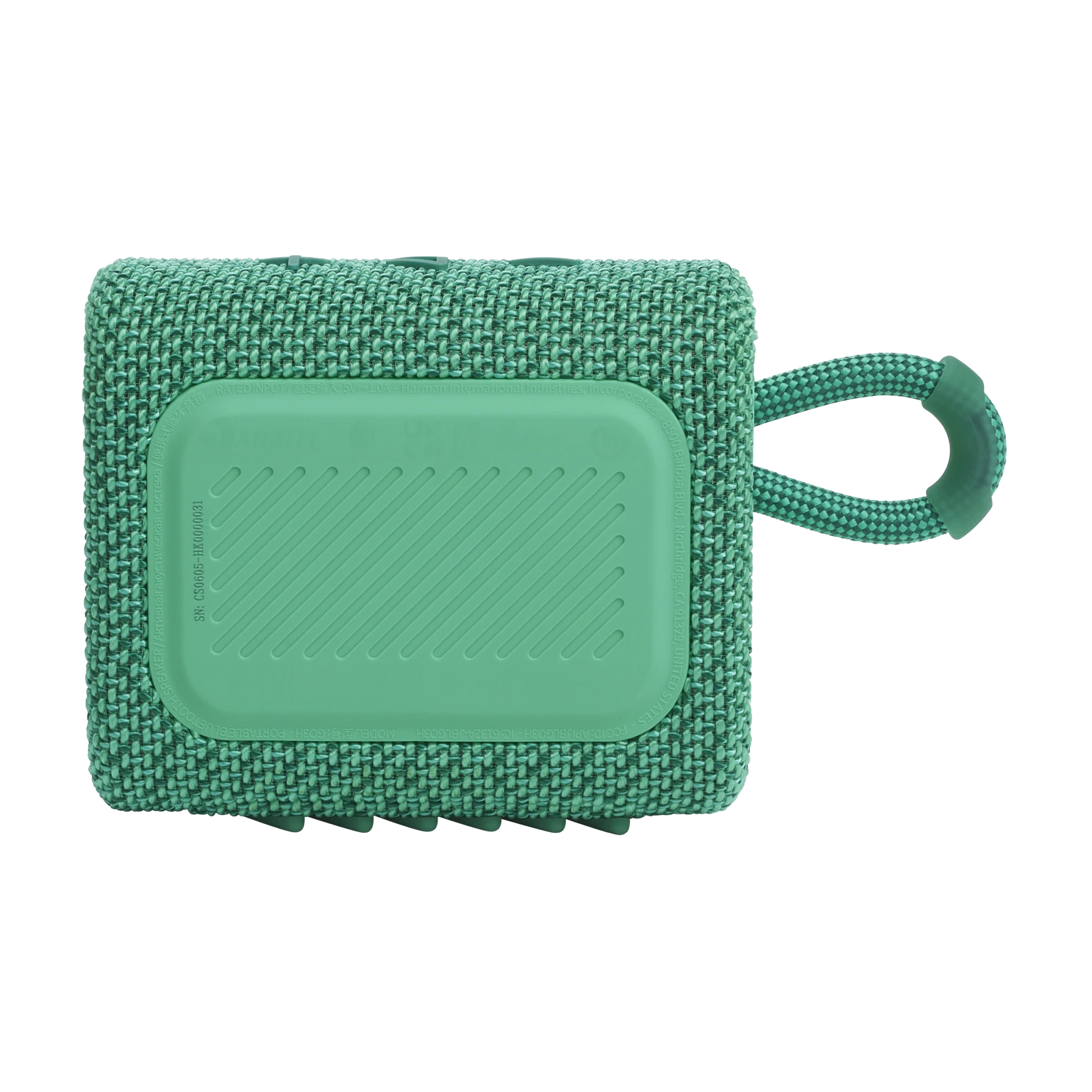 Nešiojama kolonėlė JBL Go 3 Eco, Šviesiai žalios spalvos