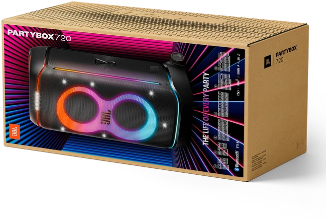 Nešiojama kolonėlė JBL Partybox 720, juodos spalvos