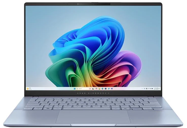 Nešiojamas kompiuteris Asus Vivobook S 14 S5406SA-QD004W | Mist Mėlyna | 14 " | OLED | WUXGA | 1920 x 1200 pikselių | Glossy | Intel Core Ultra 5 | 226V | 16 GB | LPDDR5X | Solid-state drive capacity 512 GB | Intel Arc Graphics | Windows 11 Home | 802.11be | Bluetooth versija 5.4 | Klaviatūros kalba: anglų | Klaviatūros apšvietimas | Garantija 24 mėn.