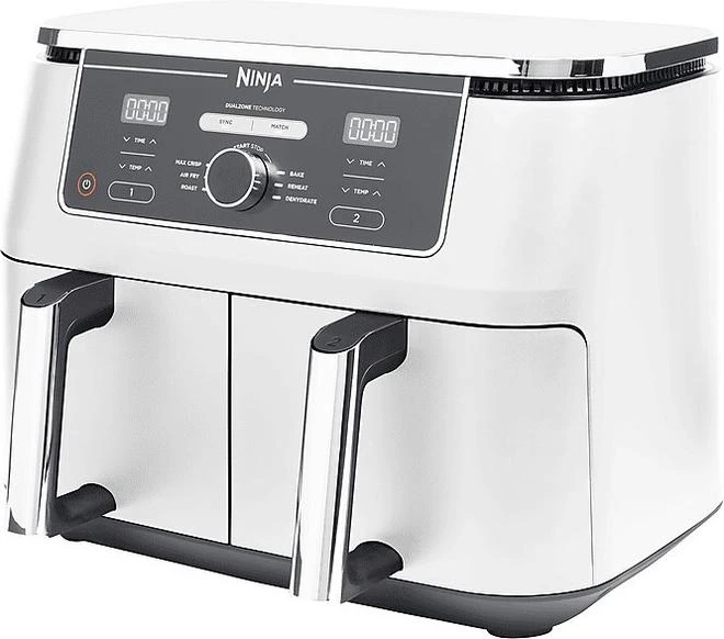 Ninja Foodi MAX dviejų zonų gruzdintuvė AF400EU, 9,5 l, Balta