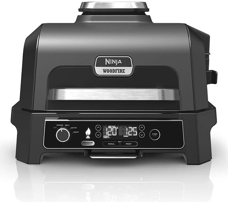 Ninja Woodfire Pro XL Elektrinis lauko grilis ir rūkyklė su išmaniąja kepimo sistema OG850EU