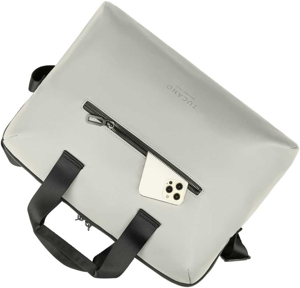 Krepšys Tucano Gommo na laptopa 15.6"/ MacBook Pro 16" pilka