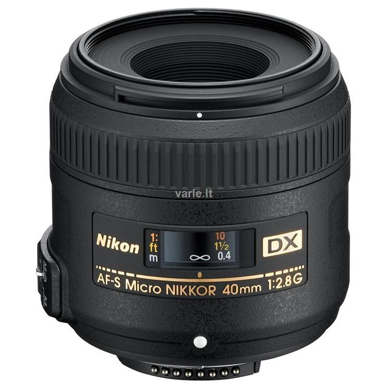 Nikon AF-S DX Micro NIKKOR 40mm f/2.8G objektyvas