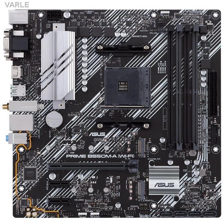 Pagrindinė plokštė Asus | PRIME B550M-A WIFI II | Procesorių šeima AMD | Procesoriaus lizdas AM4 | DDR4 DIMM | Atminties lizdai 4 | Palaikomos standžiojo disko sąsajos SATA, M.2 | SATA jungčių skaičius 4 | Lustų rinkinys AMD B550 | microATX