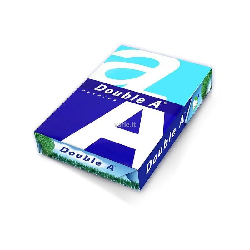 Double A popierius Premium (A klasė), 500 lapų, Baltas, A4, 80 g/m²