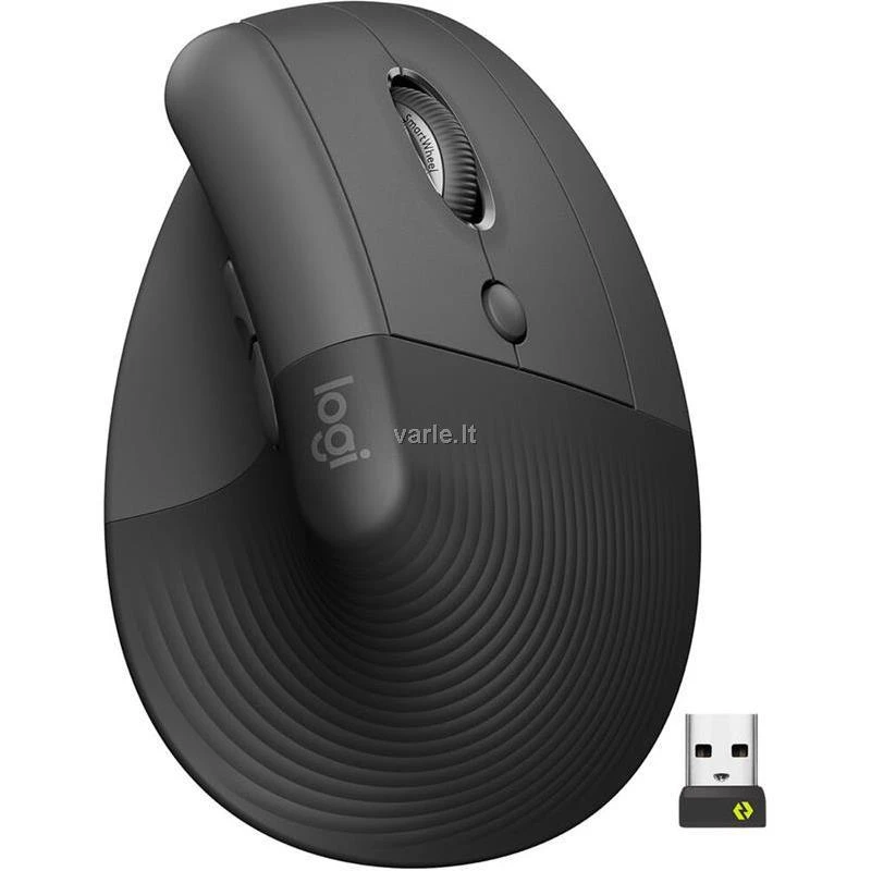 Belaidė pelė Logitech Lift, Grafito spalvos