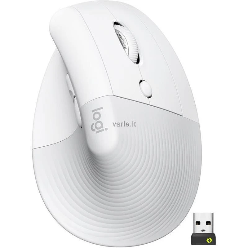Pelė Logitech Lift, Baltos spalvos aprašymas - Prekės nuotrauka
