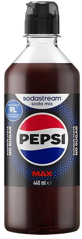 Soda Stream Pepsi Max skonio SodaStream becukris sirupas, 440ml
