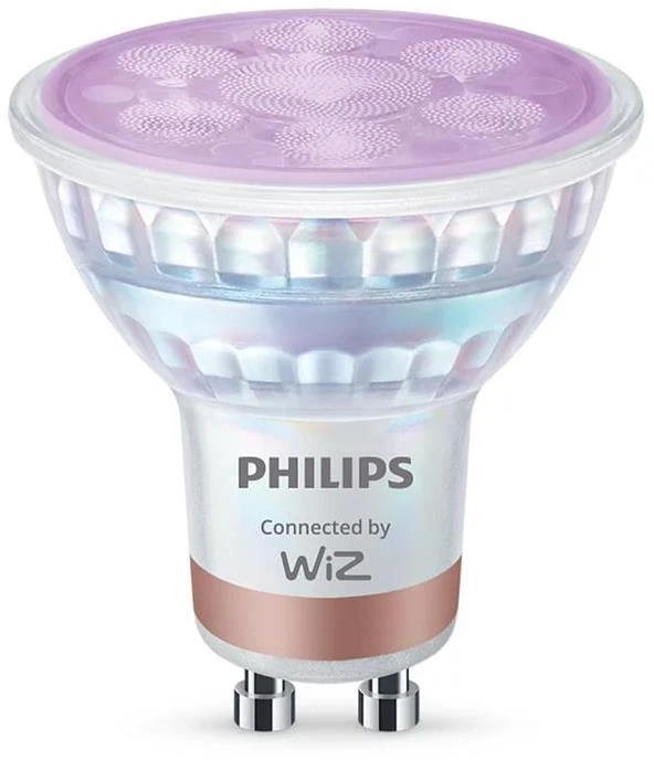Wiz „Philips Smart“ išmanioji „Philips“ išmanioji „WiFi“ prožektorinė lemputė PAR16 RGB, 3 vnt. | GU10 | 4,7 W | spalvota