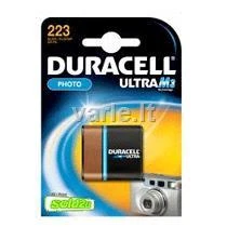 Duracell Ultra Photo 223 baterija pakuotėje