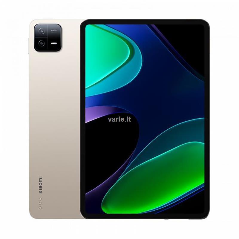Planšetė Xiaomi Pad 6 11" 6/128GB Wi-Fi (VHU4345EU), Šampano spalvos