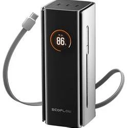 Nešiojamoji baterija „EcoFlow RAPID Pro“ 300 W, 140 W – kabelis