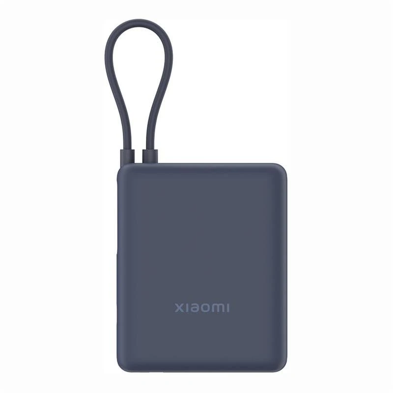 „Xiaomi 33W Power Bank“ (integruotas laidas) | 10000 mAh | USB-C | Ledas Mėlyna