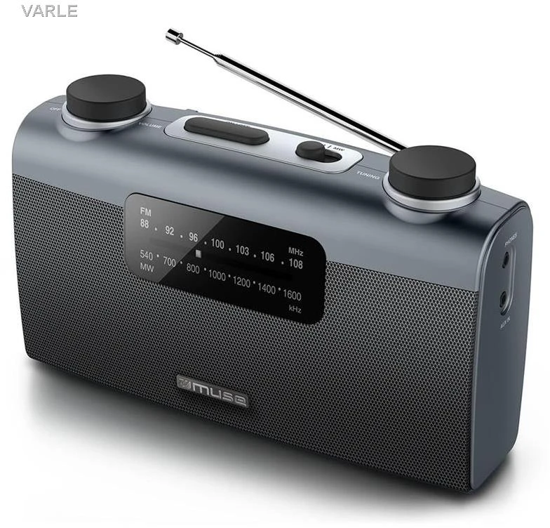 Muse | Portable radio | M-058R | AUX in | Juodas