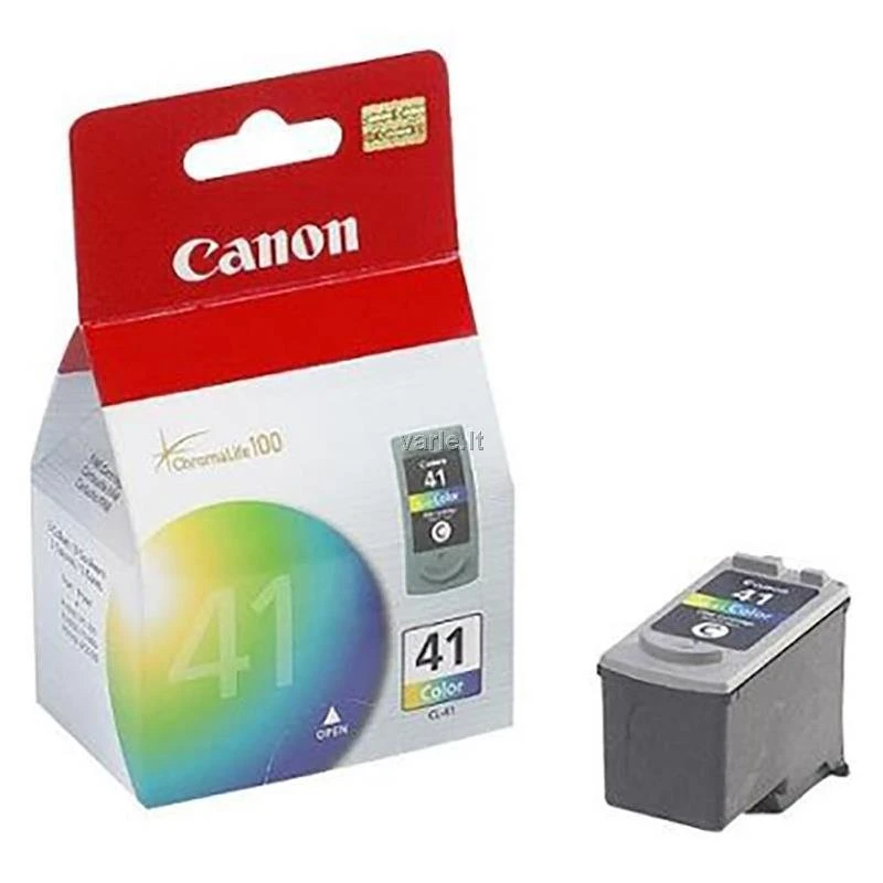 Canon CL-41 trispalvis | Rašalo kasetė | Žydra, purpurinė, geltona