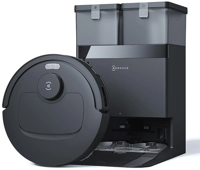 Ecovacs DEEBOT T30e OMNI | Robotas dulkių siurblys | Veikimo laikas (maks.) 180 min. | Drėgnas ir sausas valymas | Ličio jonų | 5200 mAh | Dulkių talpa 3 l | Juodas | 20000 Pa