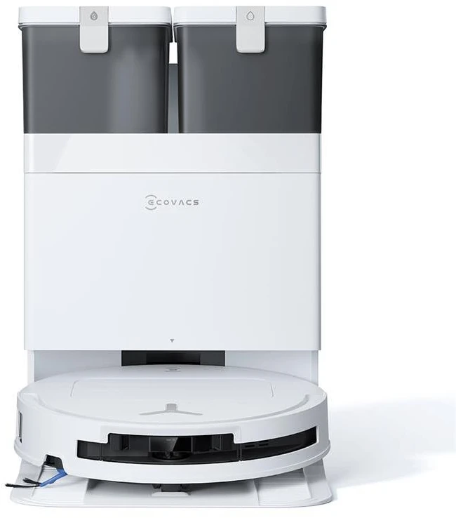 Ecovacs Robotic Vacuum Cleaner | DEEBOT T50 OMNI Gen3 | Operating time (max) 210 min | Wet&Dry | 5200 mAh | Baltas | 25000 Pa