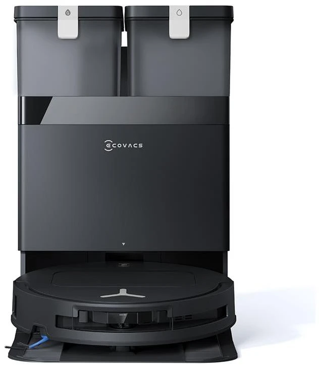 „Ecovacs“ robotinis dulkių siurblys | DEEBOT T50 OMNI Gen3 | Veikimo laikas (maks.) 210 min. | Drėgnas ir sausas valymas | 5200 mAh | Juodas | 25000 Pa