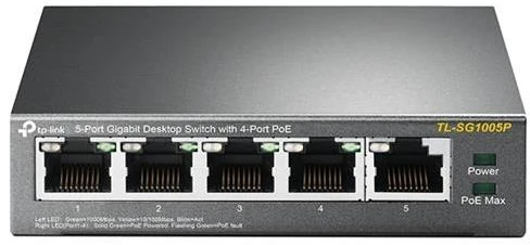 Šakotuvas JUNGIKLIS TP-LINK TL-SG1005P