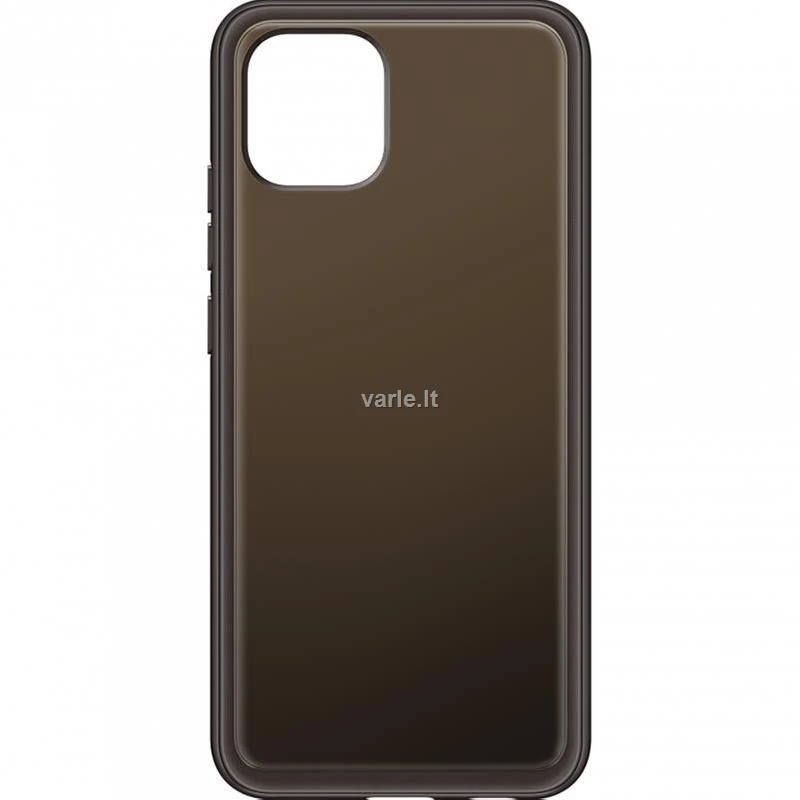 Dėklas Samsung minkštas skaidrus dangtelis, skirtas Samsung Galaxy A03 juodas (EF-QA036TBEGEU)