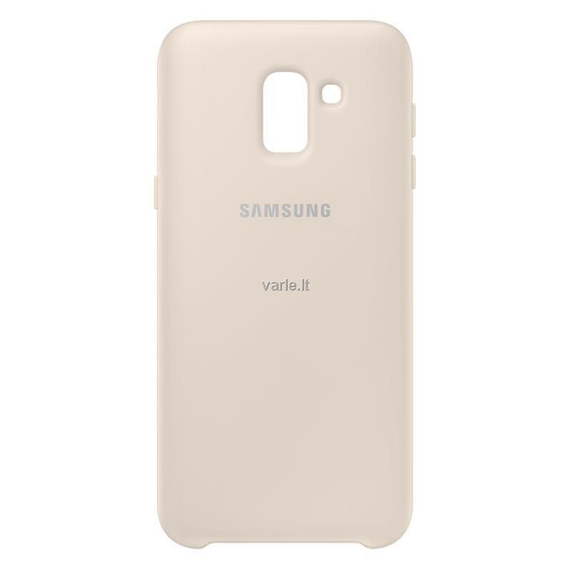Galaxy J6 dviejų sluoksnių dėklas (Auksinis)