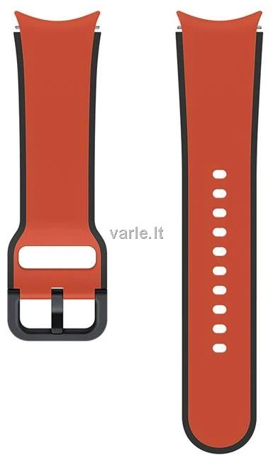 Išmaniojo laikrodžio Samsung Galaxy Watch 4/5 silikoninis dirželis, Raudonos spalvos, 20mm