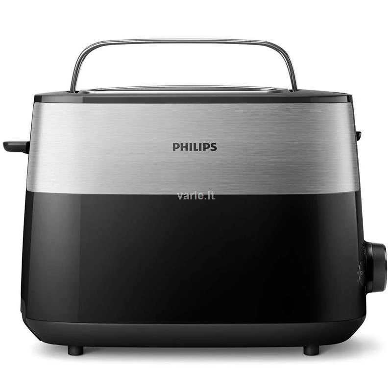 Skrudintuvas Philips Daily Collection Toaster HD2516/90, Juodas